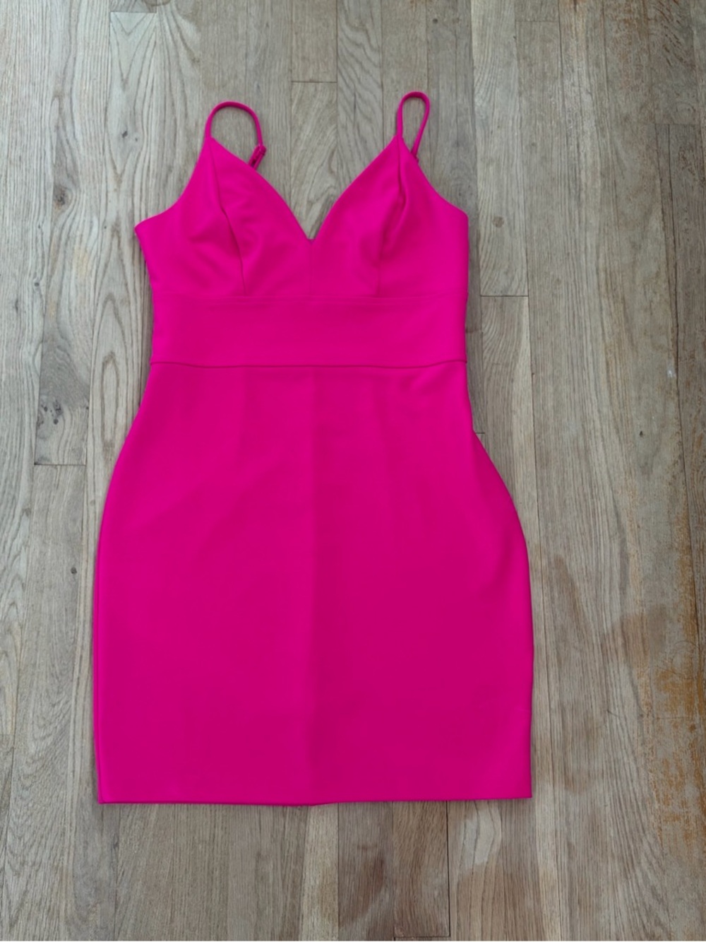 Express Hot Pink Cocktail Dress M | V-Neck